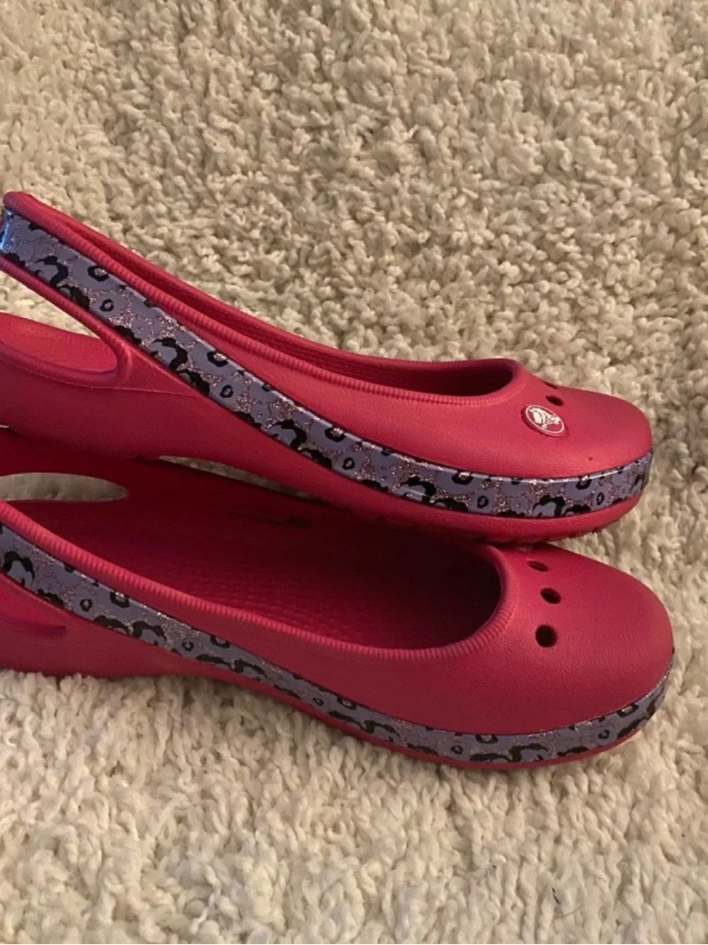 CROCS Hot Pink Slip-On Clog